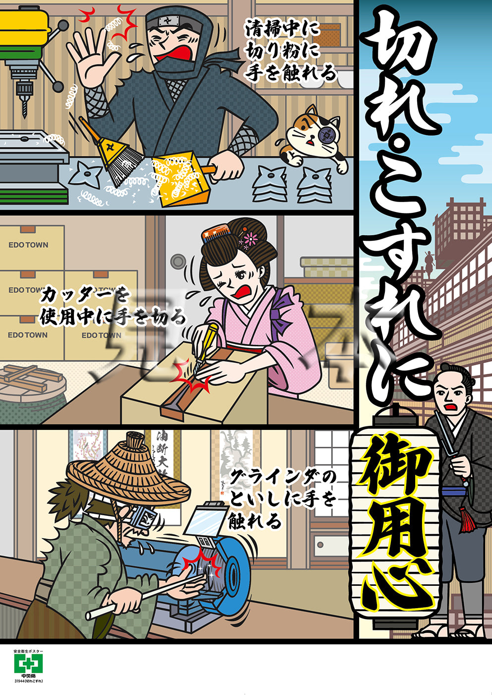 切れこすれ災害の危険要因排除 : 職場のあんぜんサイト:ヒヤリ・ハット事例(切れ、こすれ) – FXIU
